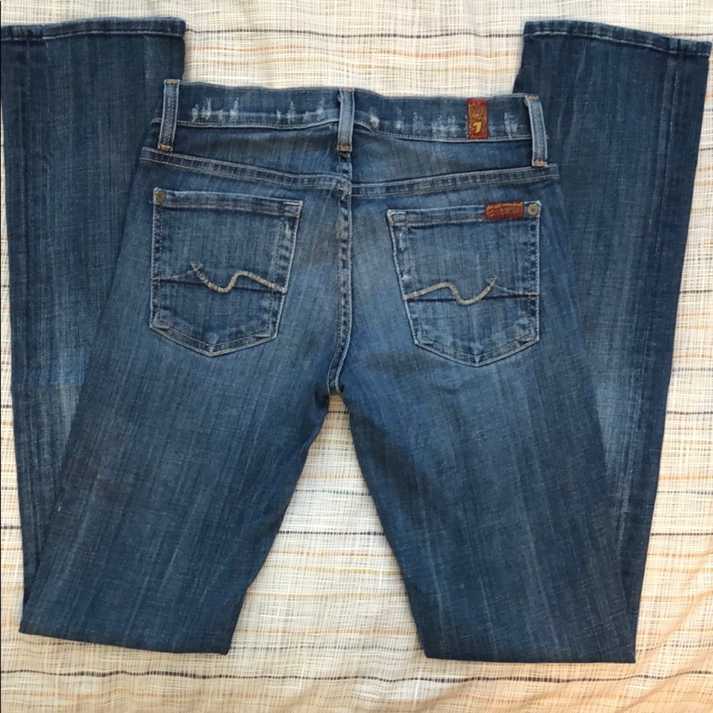7 for all mankind straight leg jeans
